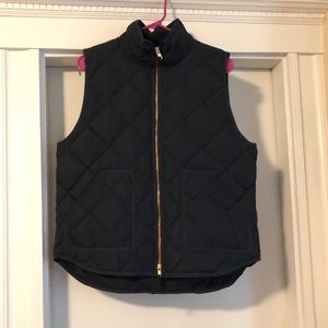 NWT J Crew Factory Navy Puffer Vest